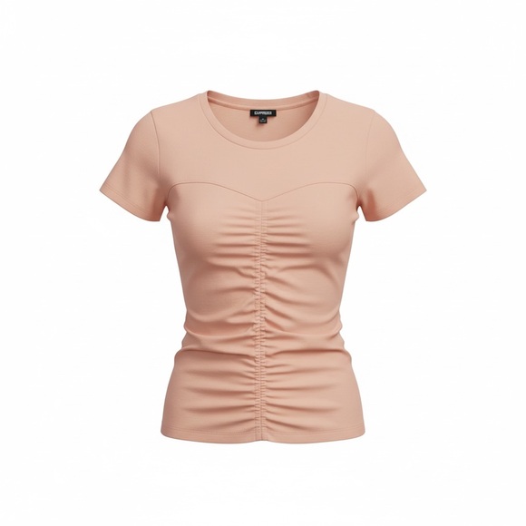 Express Tops - Express Women's Blush Short Sleeve Top